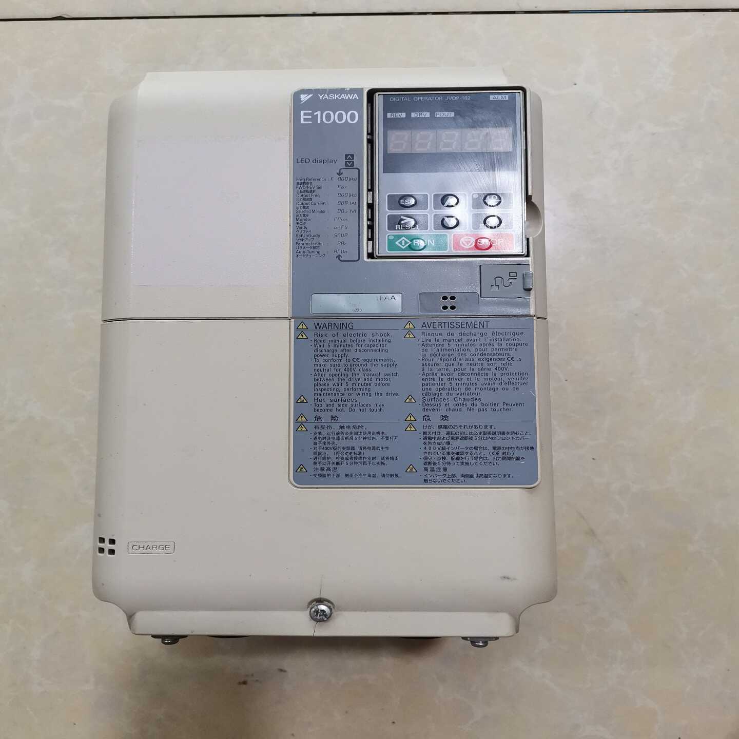 【星慕电子】安川E1000变频器CIMR-EB4A0031FAA