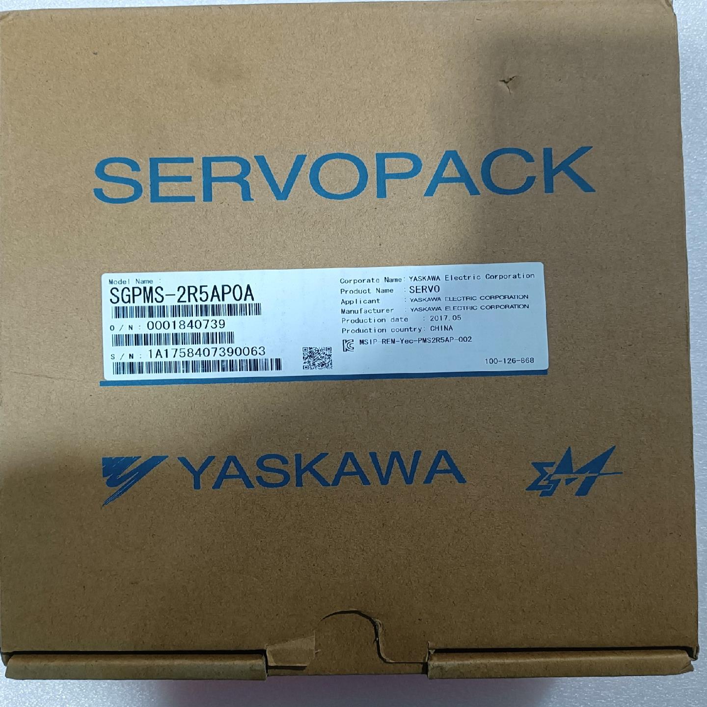 SGPMS-2R5APOA安川伺服驱动器有三台议价(亚飞商行）