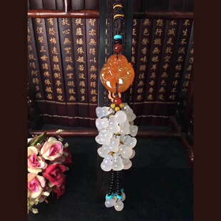 精品玉髓貔貅金钱车挂包挂挂家里