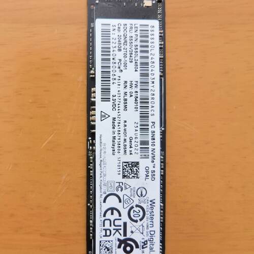 西数SN810固态硬盘2TBM22280NVME协议-议价