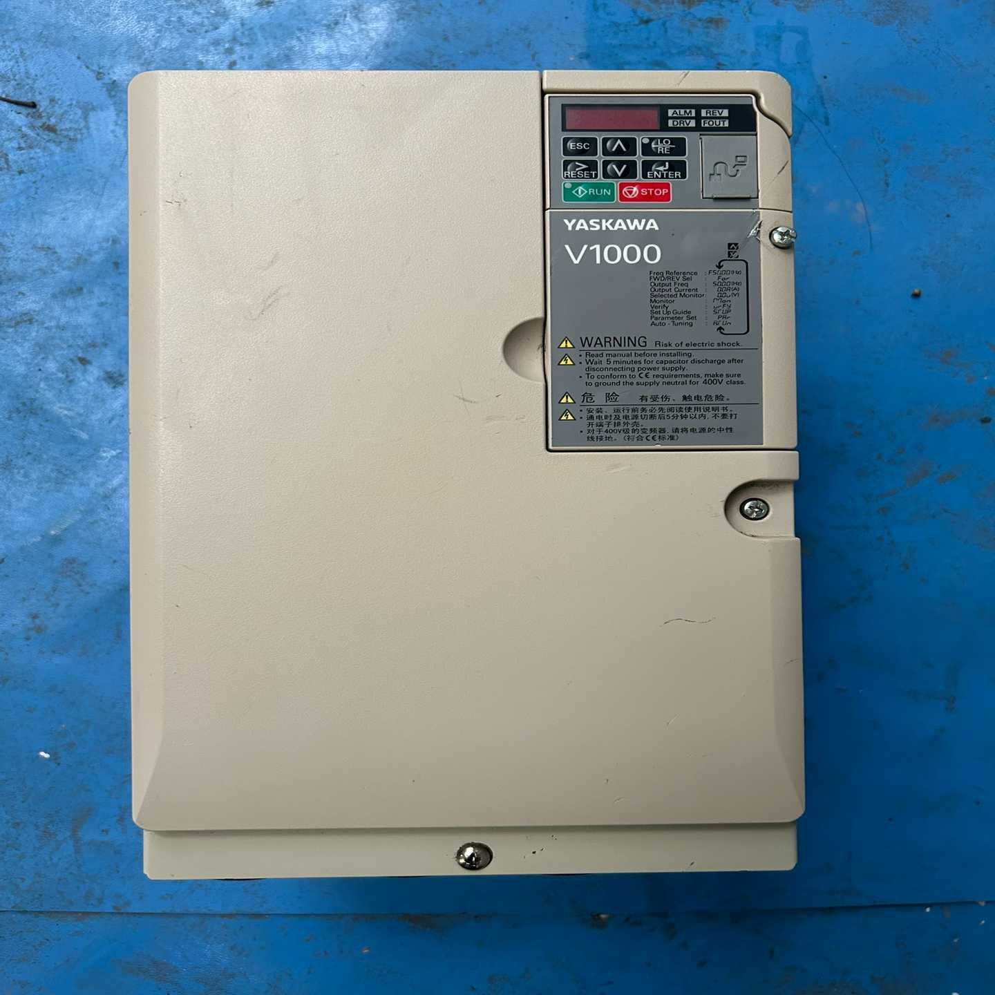 【议价】安川变频器一台CIMR-VB4A0038FBA(18.5适用