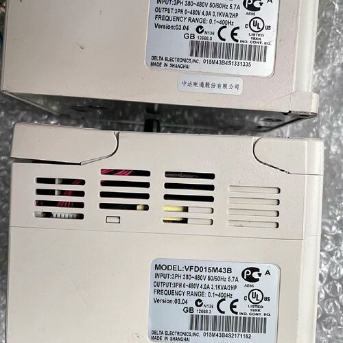 询价-VFD015M43B台达变频器1.5KW380V