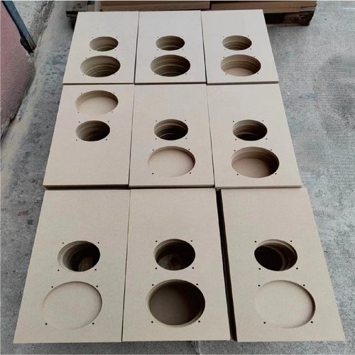 中纤防火板材料定制纤维板台面板硅酸钙中高音箱板封边裁切橱柜门