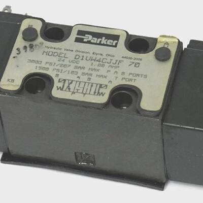 PARKERD1VW4CJF70液压阀门24VDC1.00AMP24瓦线圈