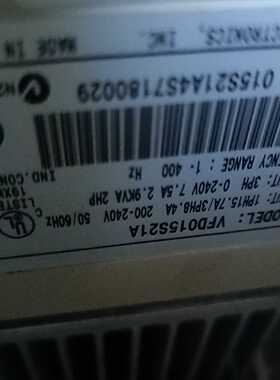 咨询-台达VFD015S21A变频器正常使用。功能正常。