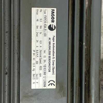 FAGOR法格伺服电机FXM34.40A.E1.100，拆询价