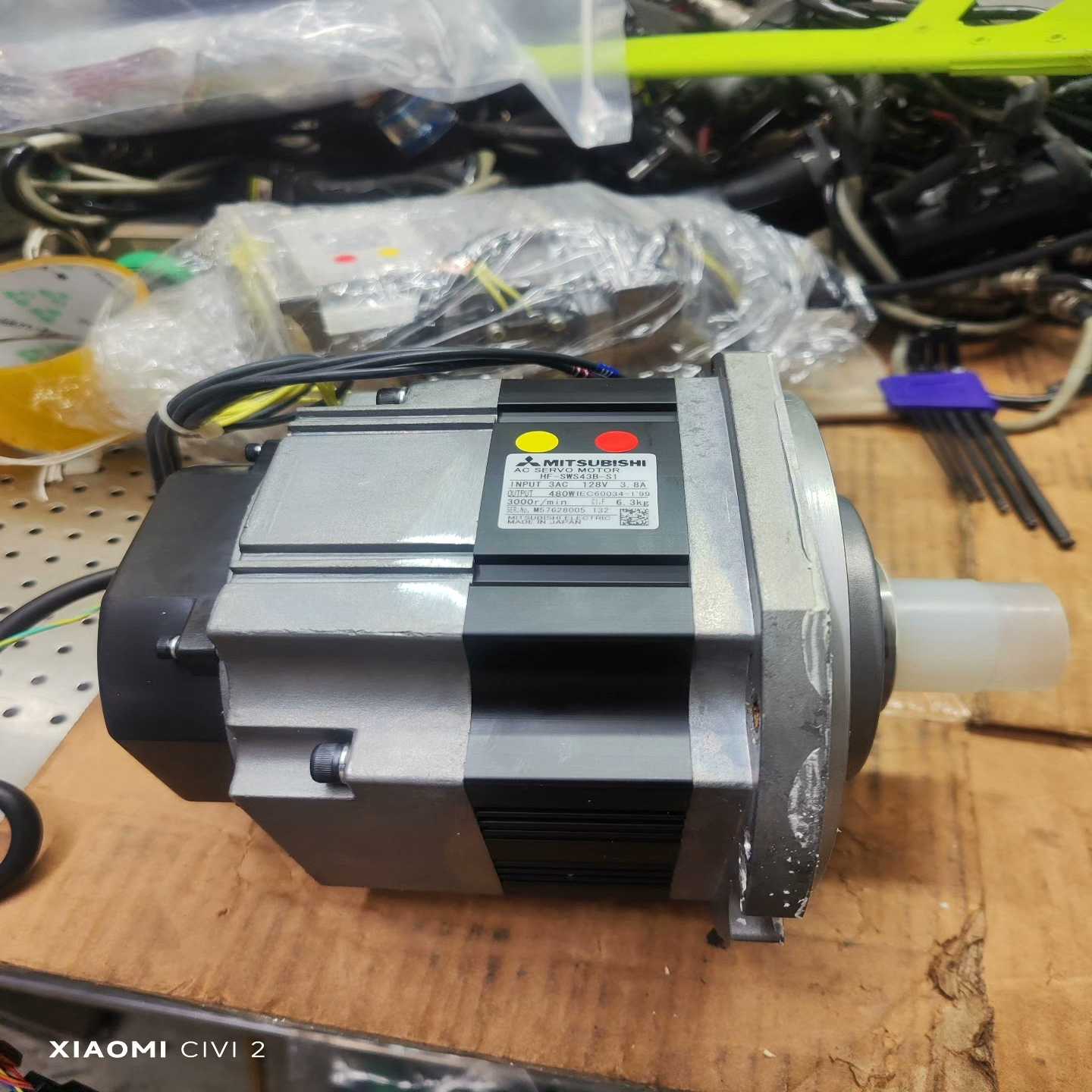 HF-SWS43B-S1三菱480W带刹车伺服电机，三菱--议价商品