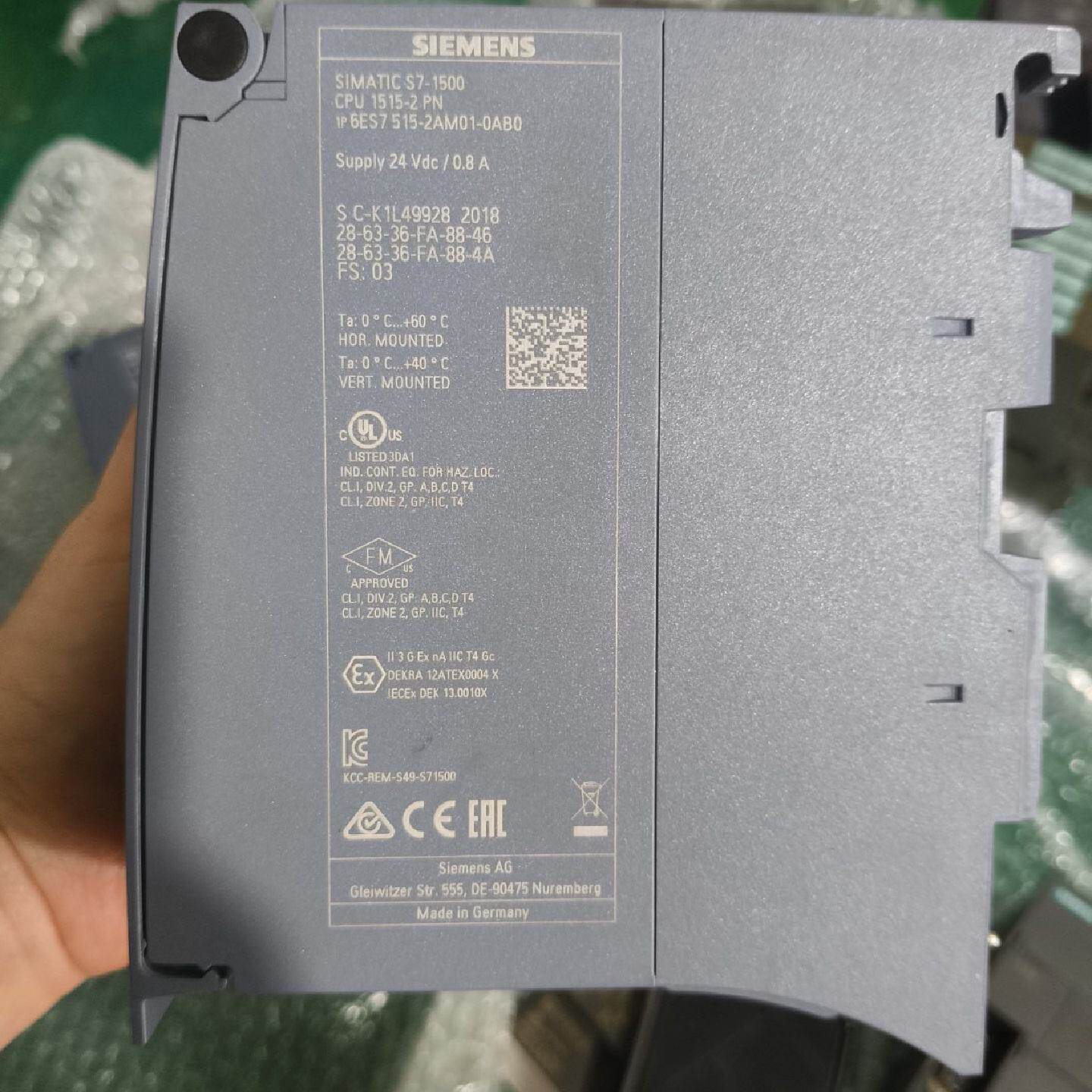 西门子S71500CPU15152PN