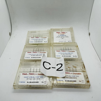 Lotof6xThink&Tinker/PreciseBits1/8”CarbideDrillBi