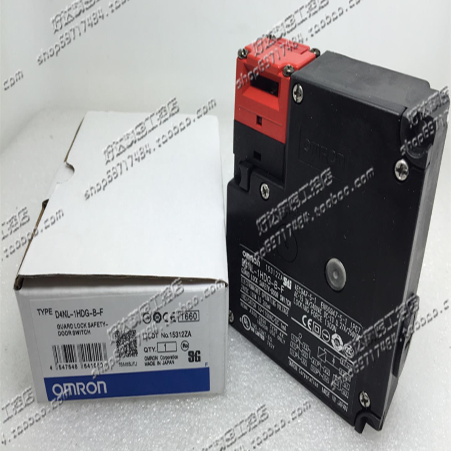 原装正品欧姆龙OMRON安全门开关D4NL-1HDG-B-F24VDC现货全新