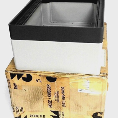 NEW ROSE SYSTEMTECHNIK 13.12.00.00.0 ENCLOSURE W FRONT PLATE