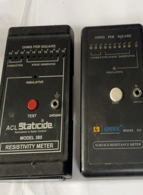 【议价】美国ACL staticide表面电阻测试仪 静电抗阻仪 A