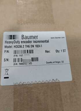 德国Baumer宝盟编码器HOG86.2TH6DN10--议价商品
