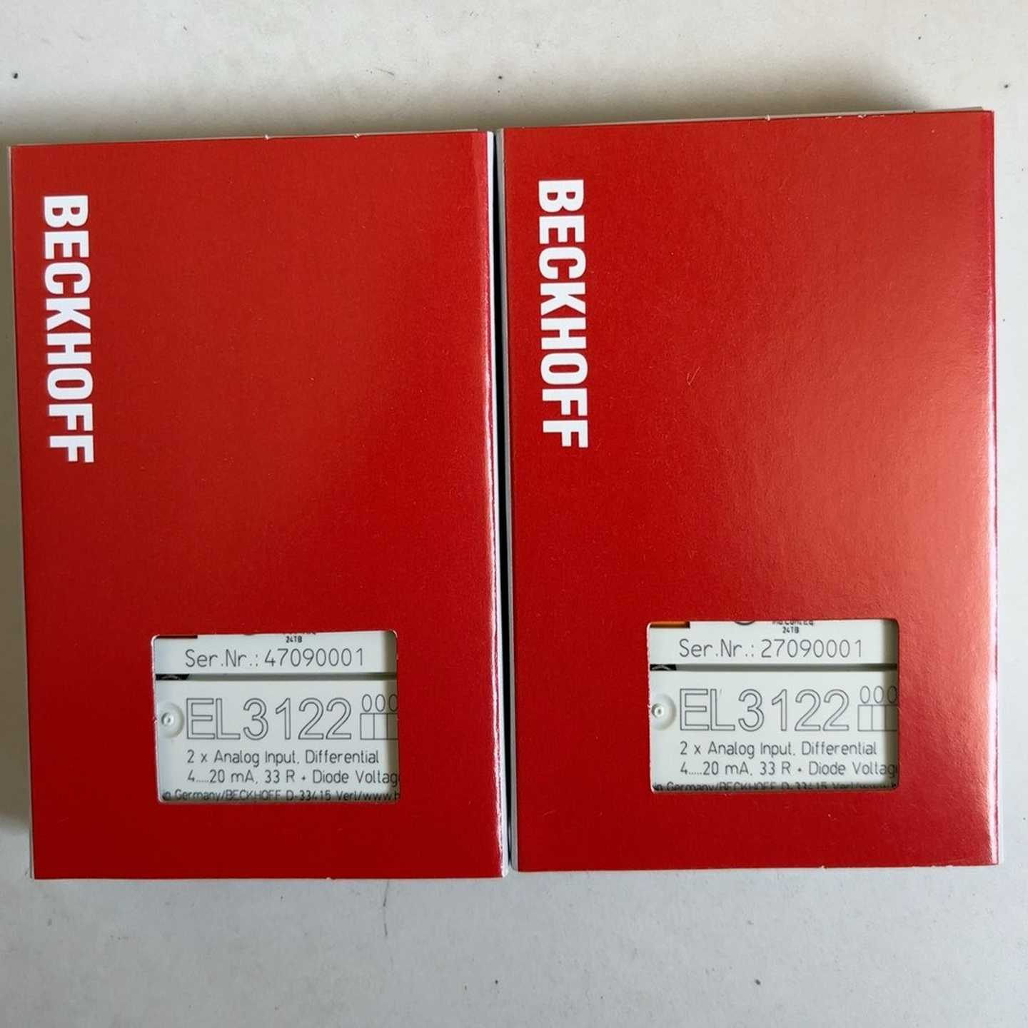 倍福EL3122模块，原装正品，德国制造，链接实物拍摄，现货