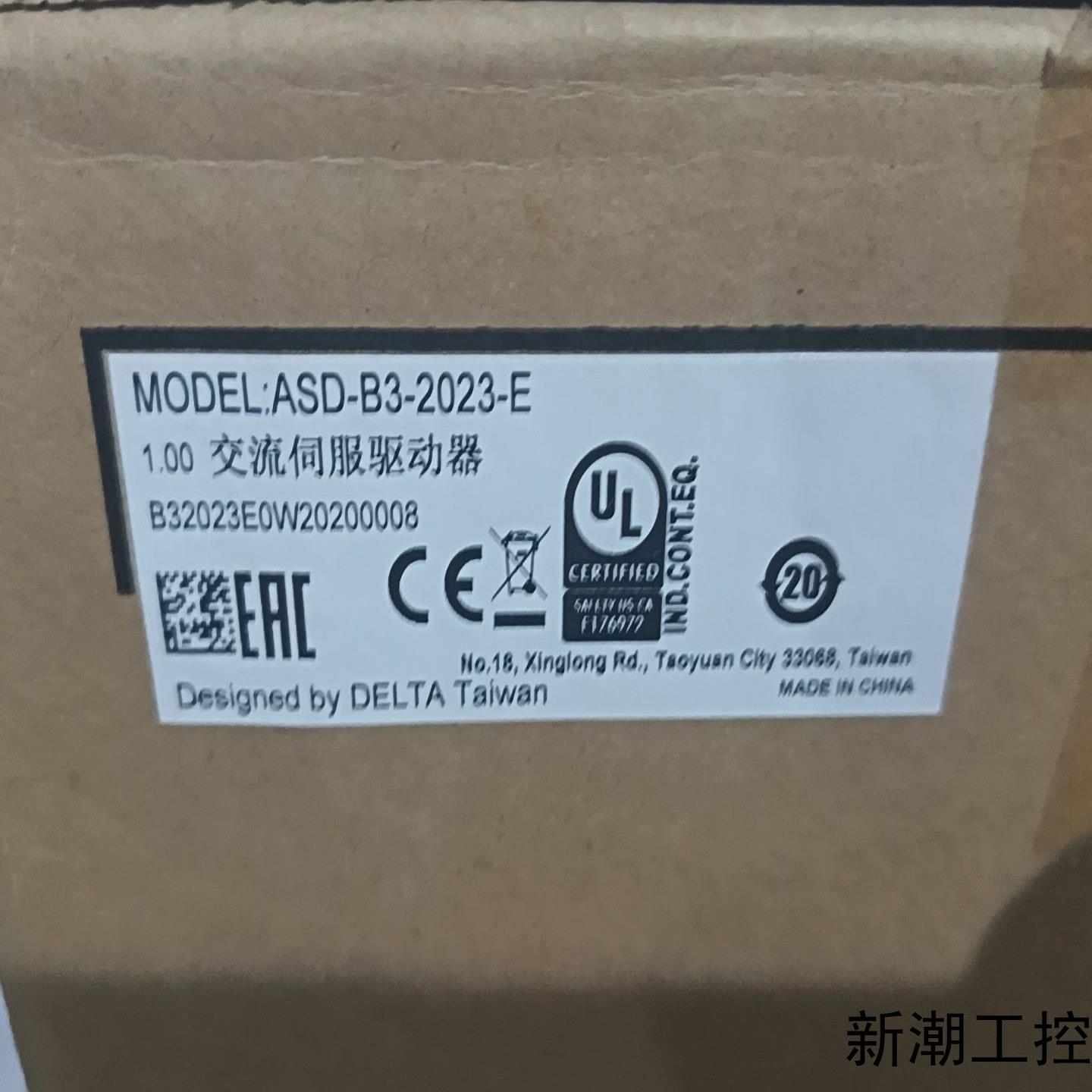 全新原装台达B3 ASD-B3-2023-E2kw伺服驱动议价商品