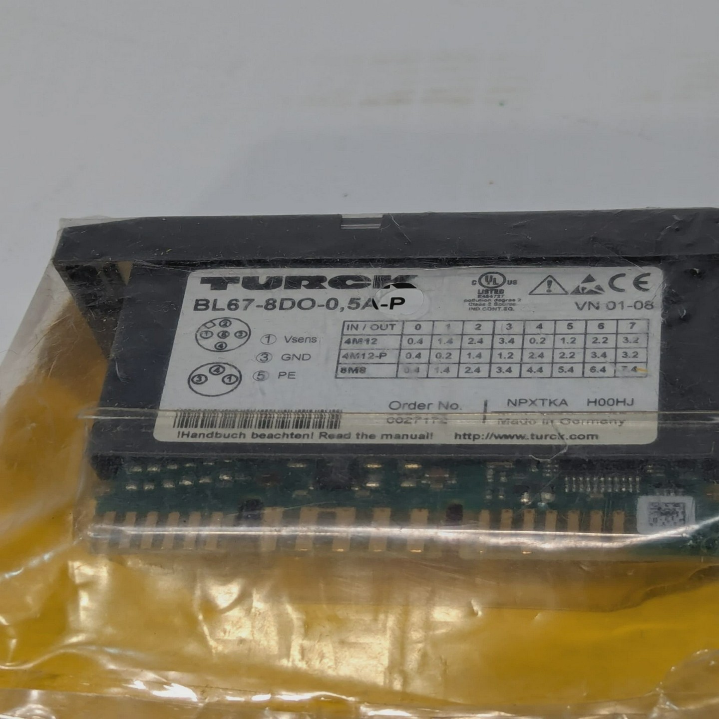 TurckBL67-8DO-0,5A-PElectronicModule,Outputs161K546H01