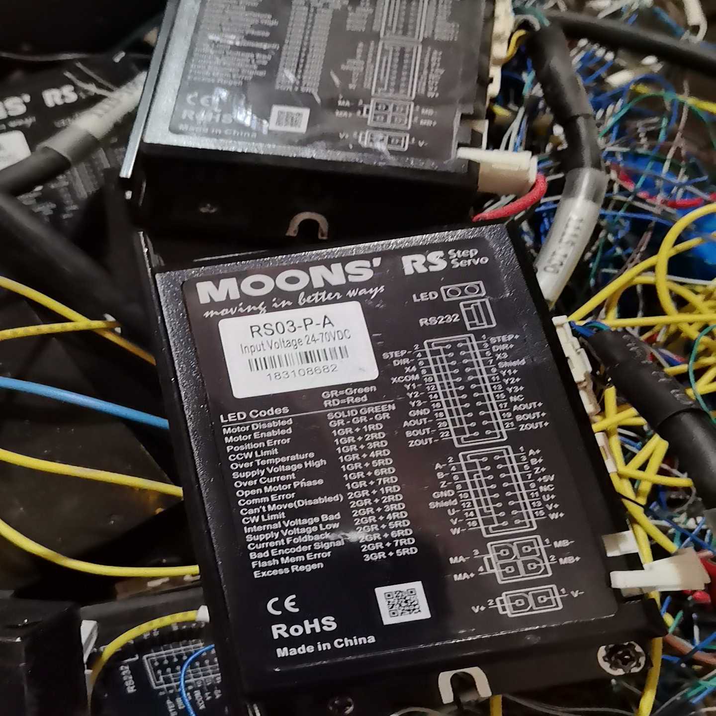 MOONS鸣志驱动器全新RS03-P-A原装，未上