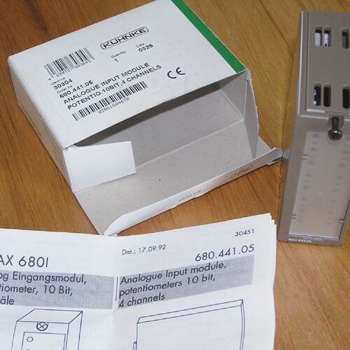 NEW  Kuhnke KUAX 680I 680.441.05 30304 Analog 4 Channel Pote