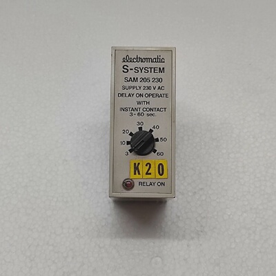 Electromatic SAM 205 230 Delay on Operate 230V AC 360 Second