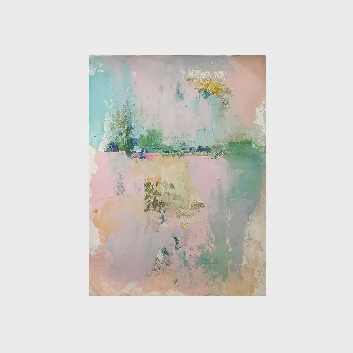 E painting微喷晶瓷 枕风意设计师推荐艺术晶瓷客厅巨幅抽象