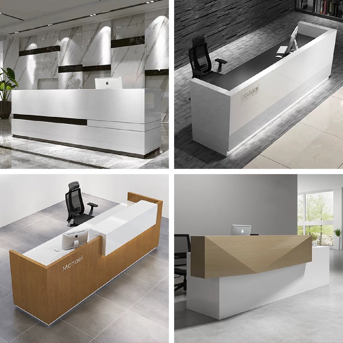 前台公司台收银台公司形象台美容院接待台现代理发店服装店吧台