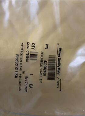 配件沃特世waters进样针 适用于FTN系列进样器30ul 430002议价