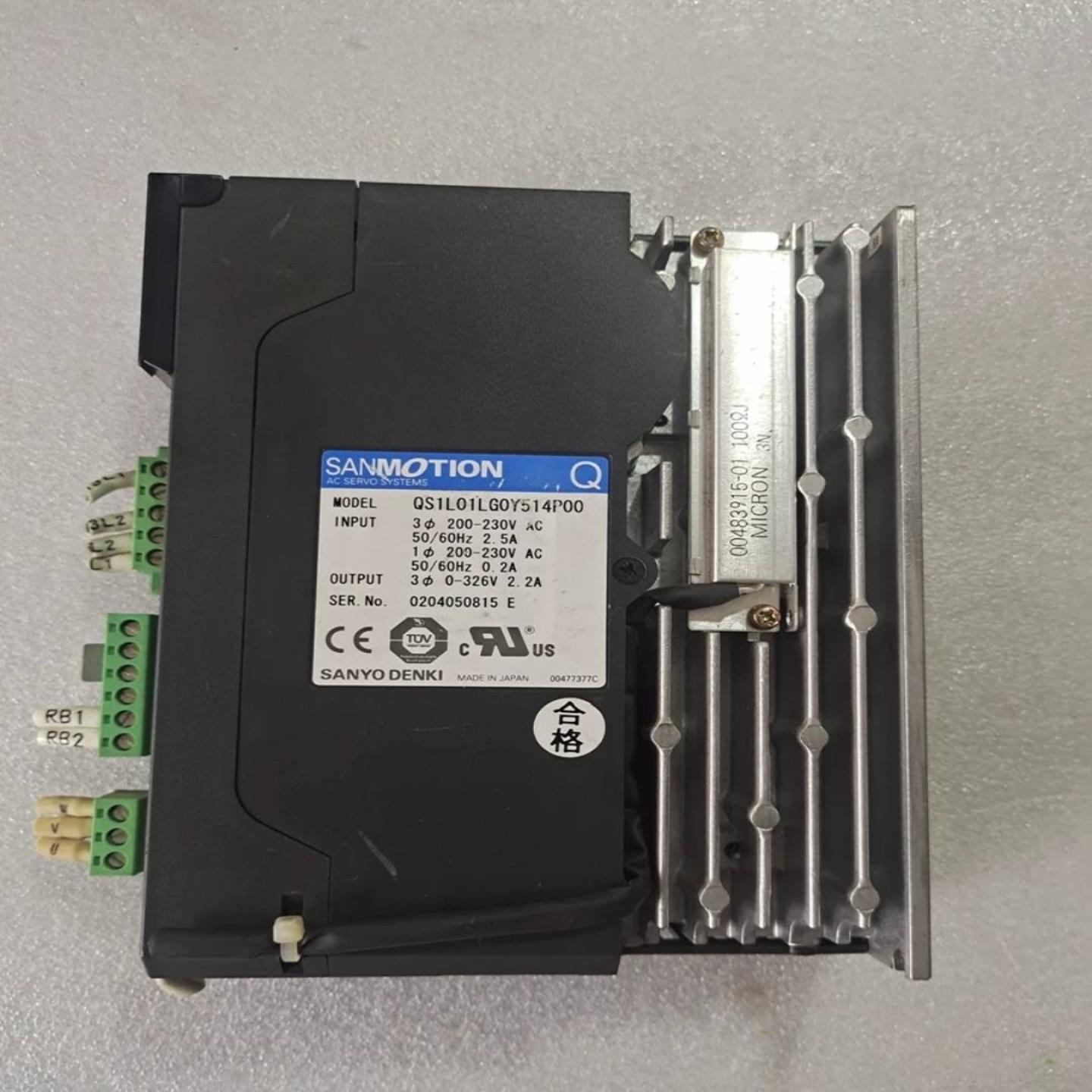 配件日本原装拆机三洋伺服驱动器QS1L01LG0Y514P00包好用议价