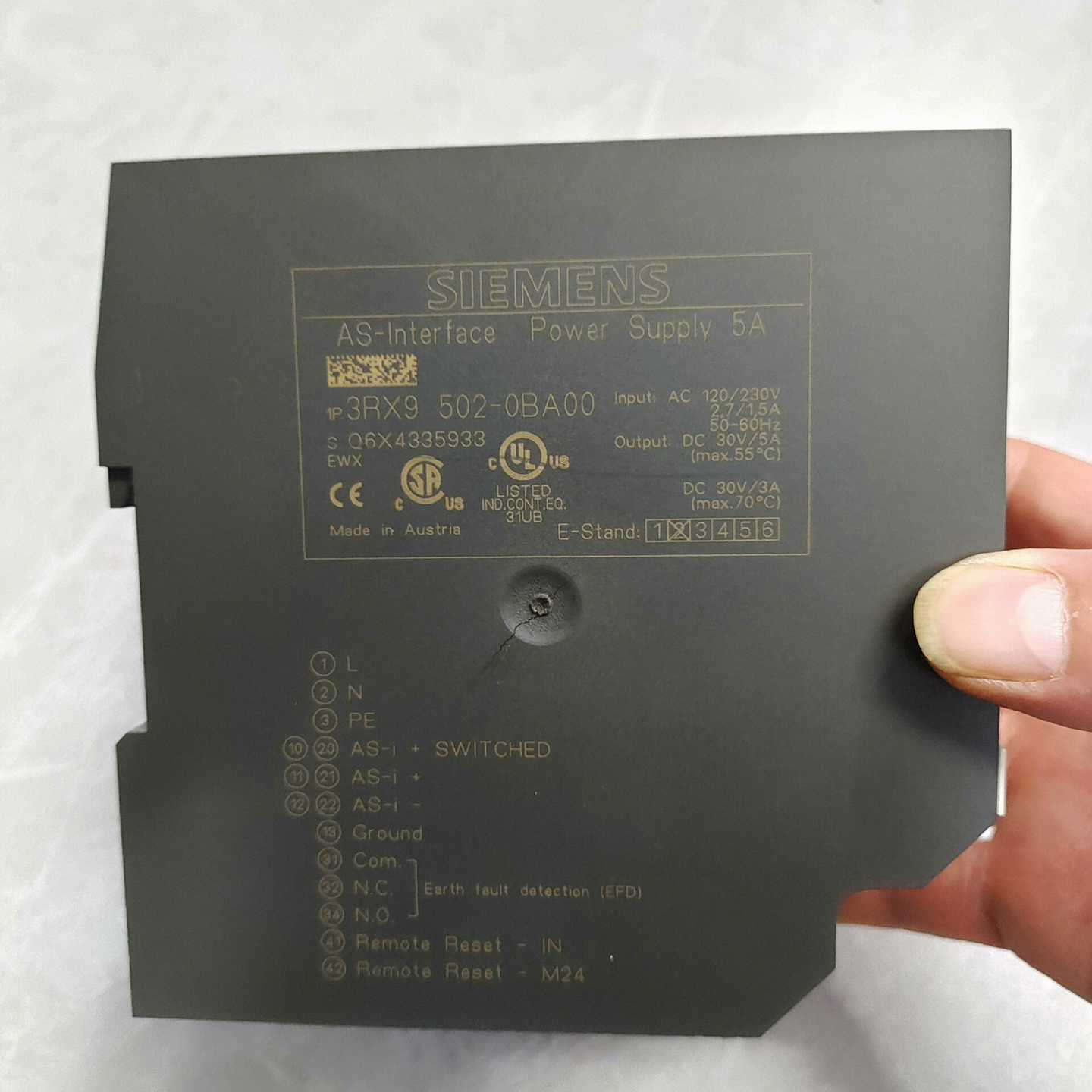 议价西门子3RX9502-0BA00电源模块，二手拆机功能完好