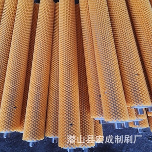 厂家供应清扫器毛刷尼龙除尘抛光毛刷辊玻璃清洗机毛刷辊刷滚