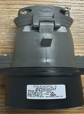 PASS&SEYMOURPS430P5-SPIN&SLEEVEPLUG30A600VAC3P4W