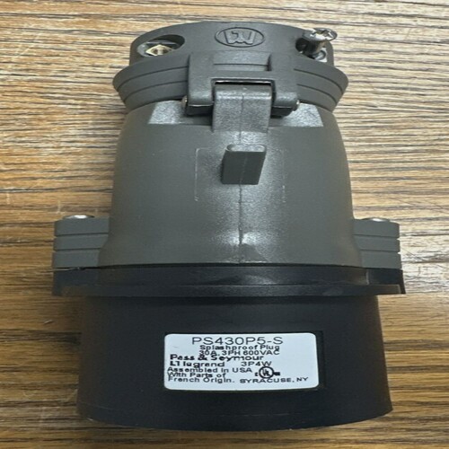 PASS&SEYMOURPS430P5-SPIN&SLEEVEPLUG30A600VAC3P4W