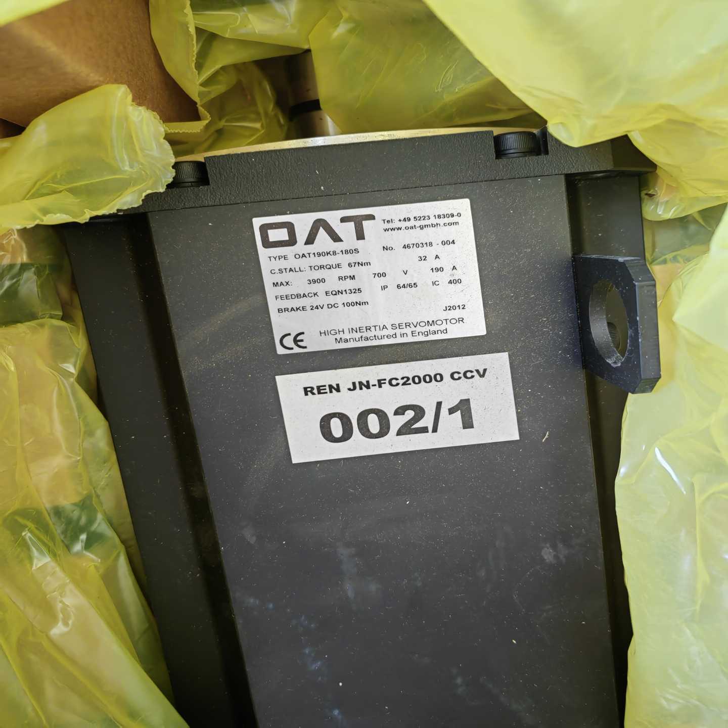 OAT变桨电机：OAT190K8-180S:~询价