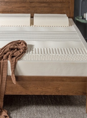 泰国进口乳胶床垫95D纯天然1.8m床橡胶1.5m床席梦思宿舍1.2m米