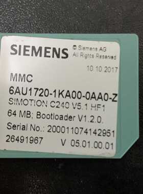 【星慕电子】6AU1720-1KA00-0AA0-Z