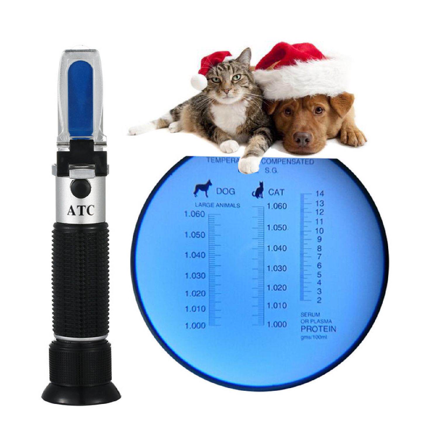 源恒通宠物尿比重计RHC300ATC猫狗犬用尿液折光仪血清蛋白浓度计