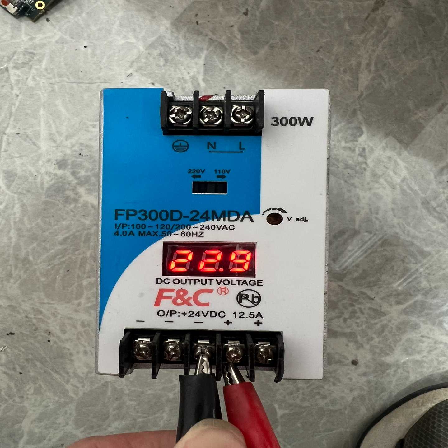 台湾嘉准导轨式数显电源开关FP300D-24MDA300W--议价商品