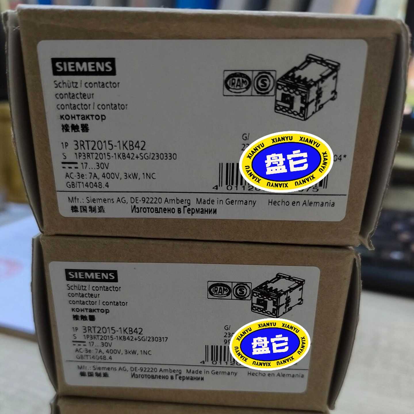 3RT2015-1KB42德国Siemens西门子接触器--议价商品