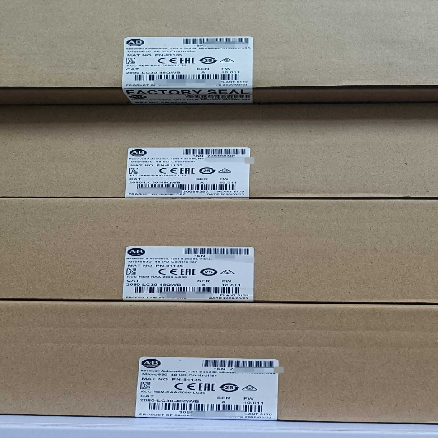 【议价】AB罗克韦尔2080-LC50-48QWB2080适用