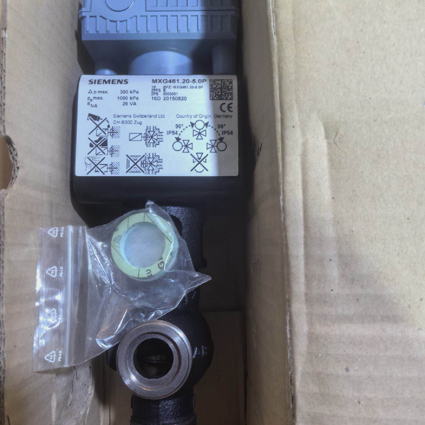西门子电磁调节阀MXG461.205.0P--议价商品