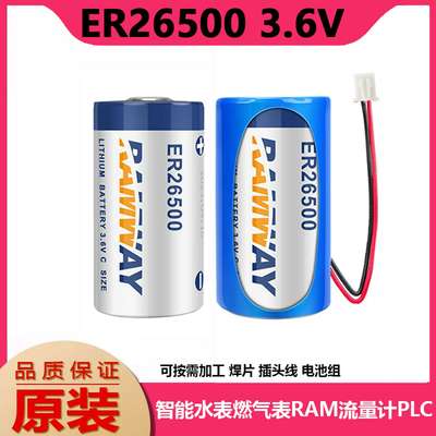 议价-睿奕ER265002号C型3.6V智能水表电池燃气表RAM流量计表PLC