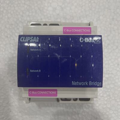 Clipsal CBUS DIN NETWORK BRIDGE 5500NB 2xRJ45 Connections