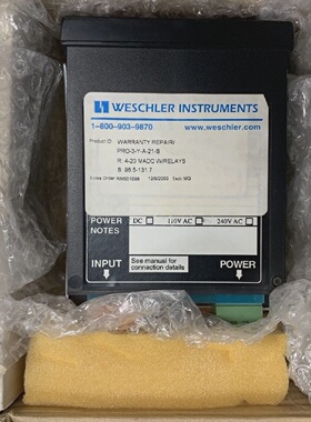 WESCHLER INSTRUMENTS PRO3YA21S DIGITAL INTERFACE 110VAC **NE
