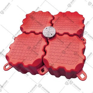 水上浮筒平台码头浮桥塑料浮桶浮漂景区栈道工程海上浮箱养殖浮台