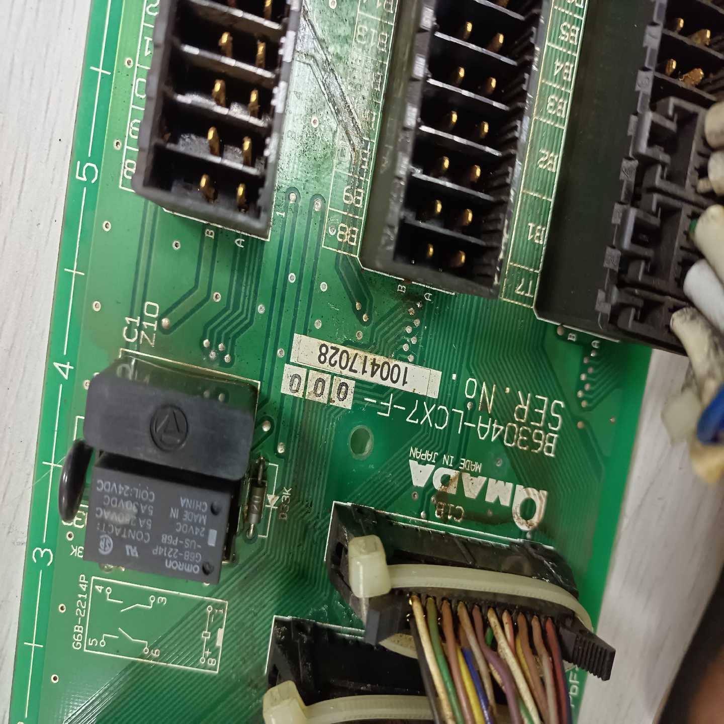 AMADA线路板B6304A-LCX7-F-000，实物拍照询价