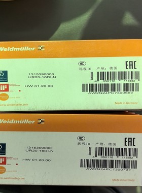 魏德米勒UR20-16DI-N远程IO模块 德国~询价