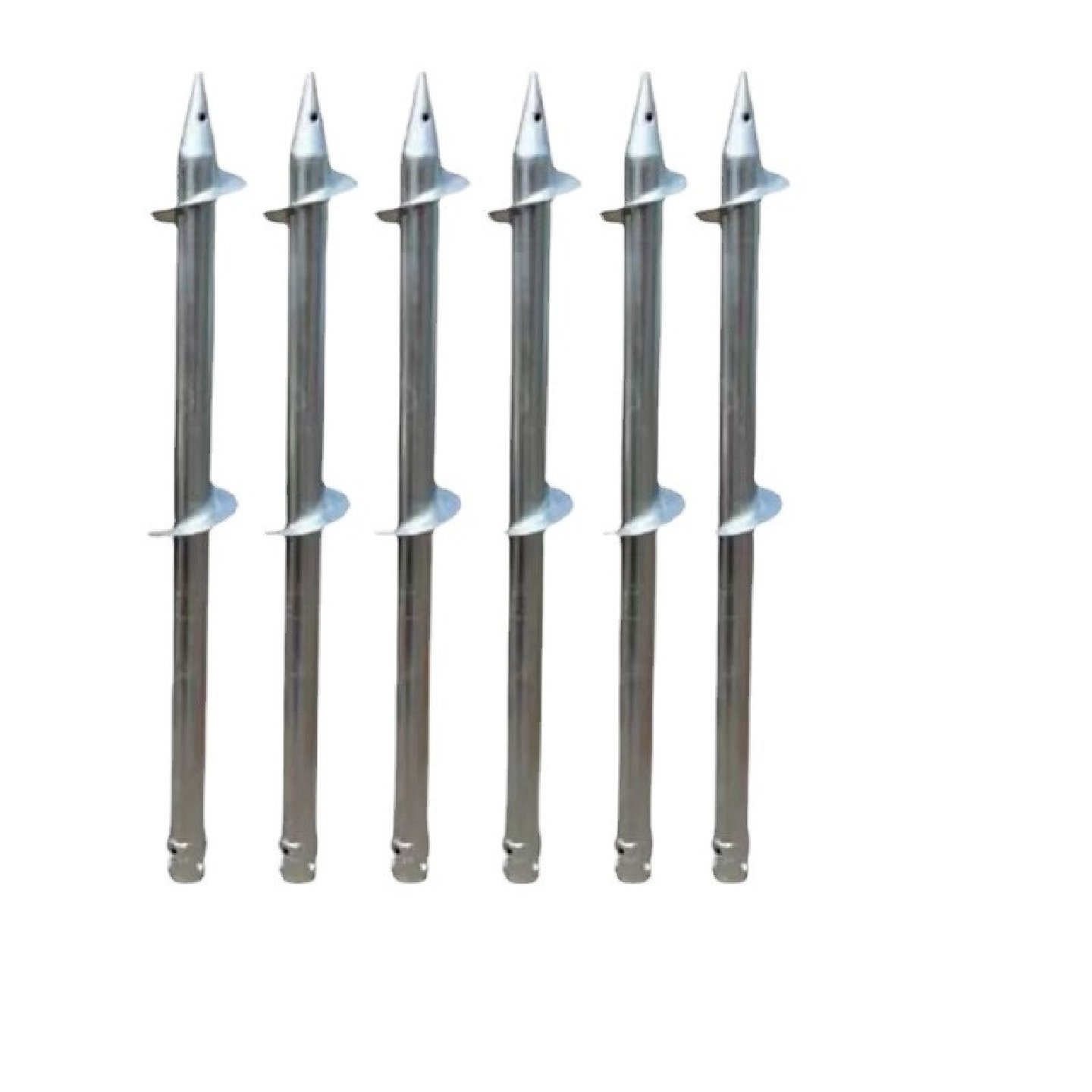 光伏螺旋地桩路灯螺旋地桩镀锌预埋件绞龙地桩大棚牛棚围栏地桩