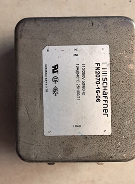 议价夏弗纳SCHAFFNER电源滤波器型号FN207016议价