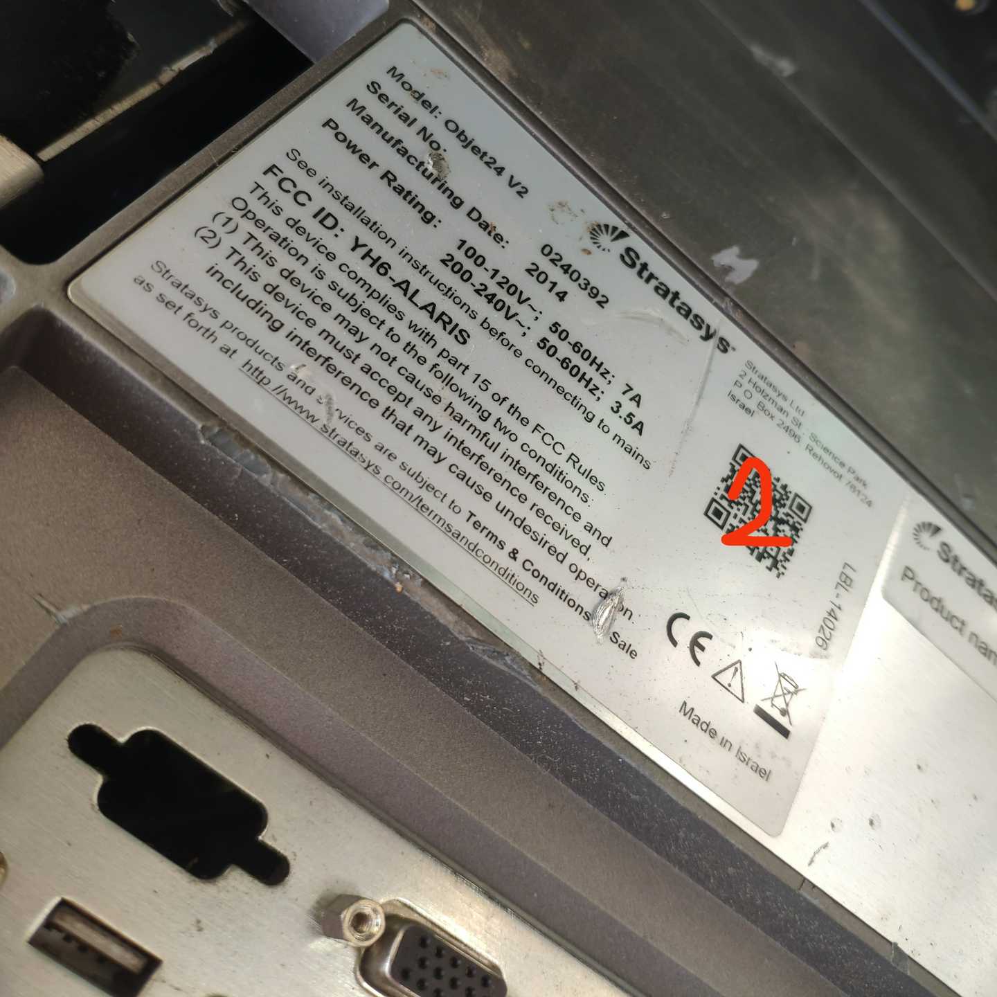 询价STRATASYS3D打印机Objet24