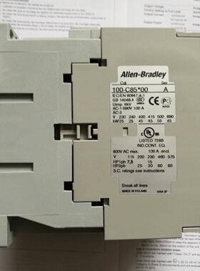 配件AB交流接触器100C85D00100C85KF00议价