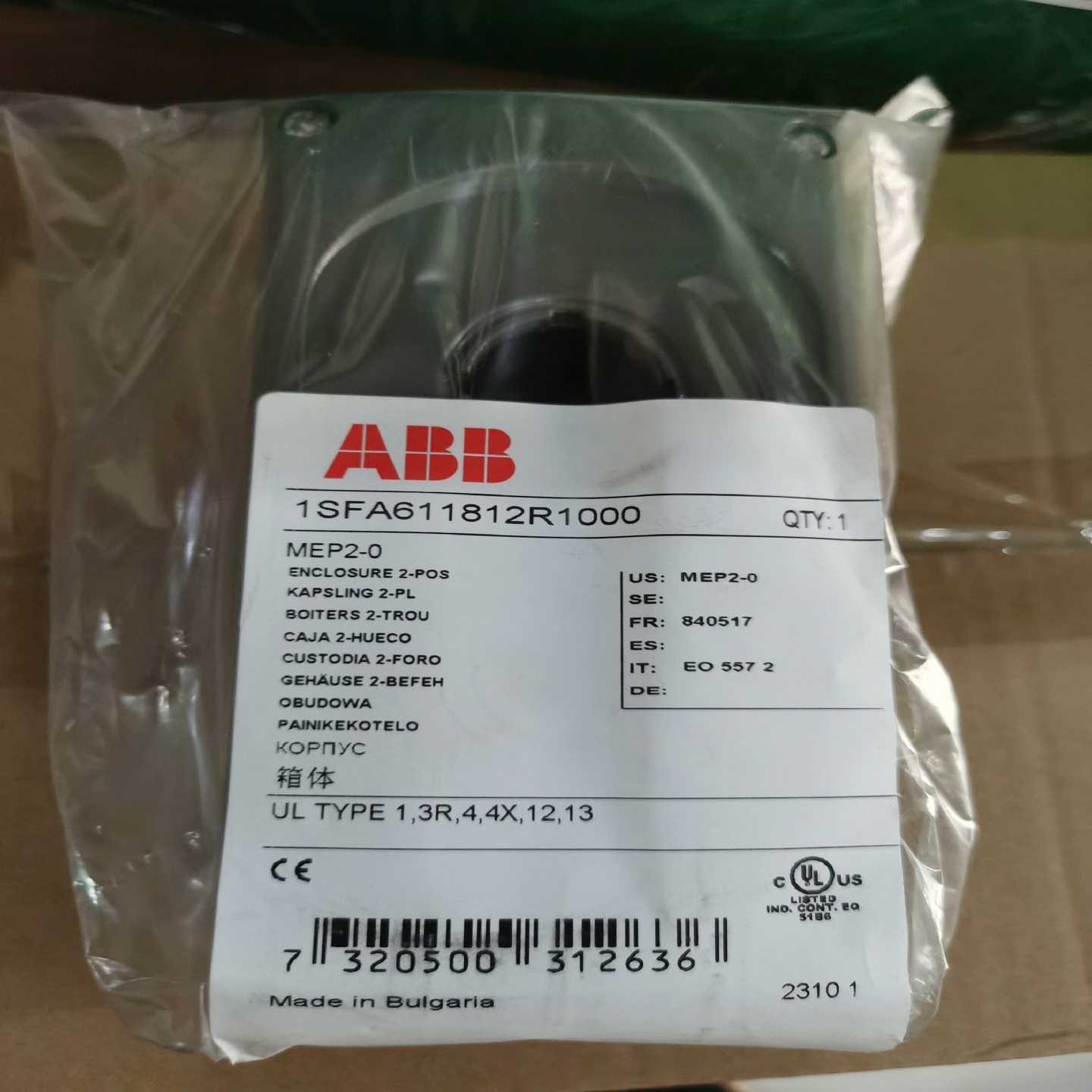 询~ABB二孔按钮盒 MEP2-0